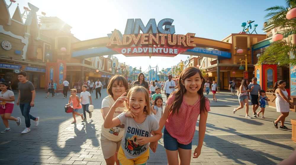 IMG Worlds of Adventure Family-Friendly Attraction Image HD